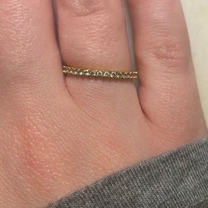 Swarovski Gold Plated Ring Size 6 ( 52 )